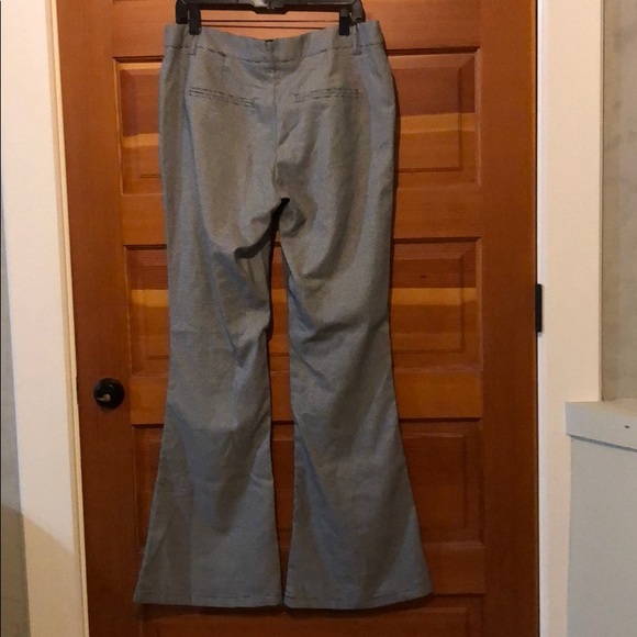New vintage high rise flare houndstooth trouser - Picture 8 of 12